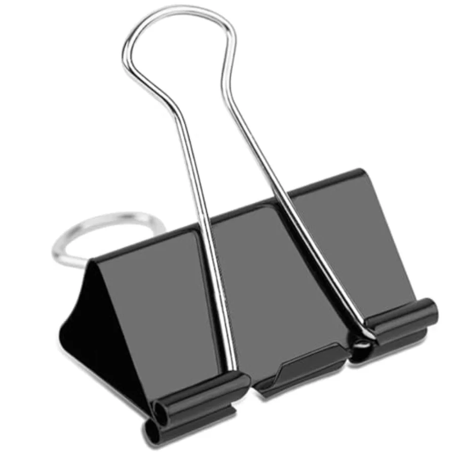 

Binder Clips 2 inch, Pcs Big Paper Clips for Office Supplies