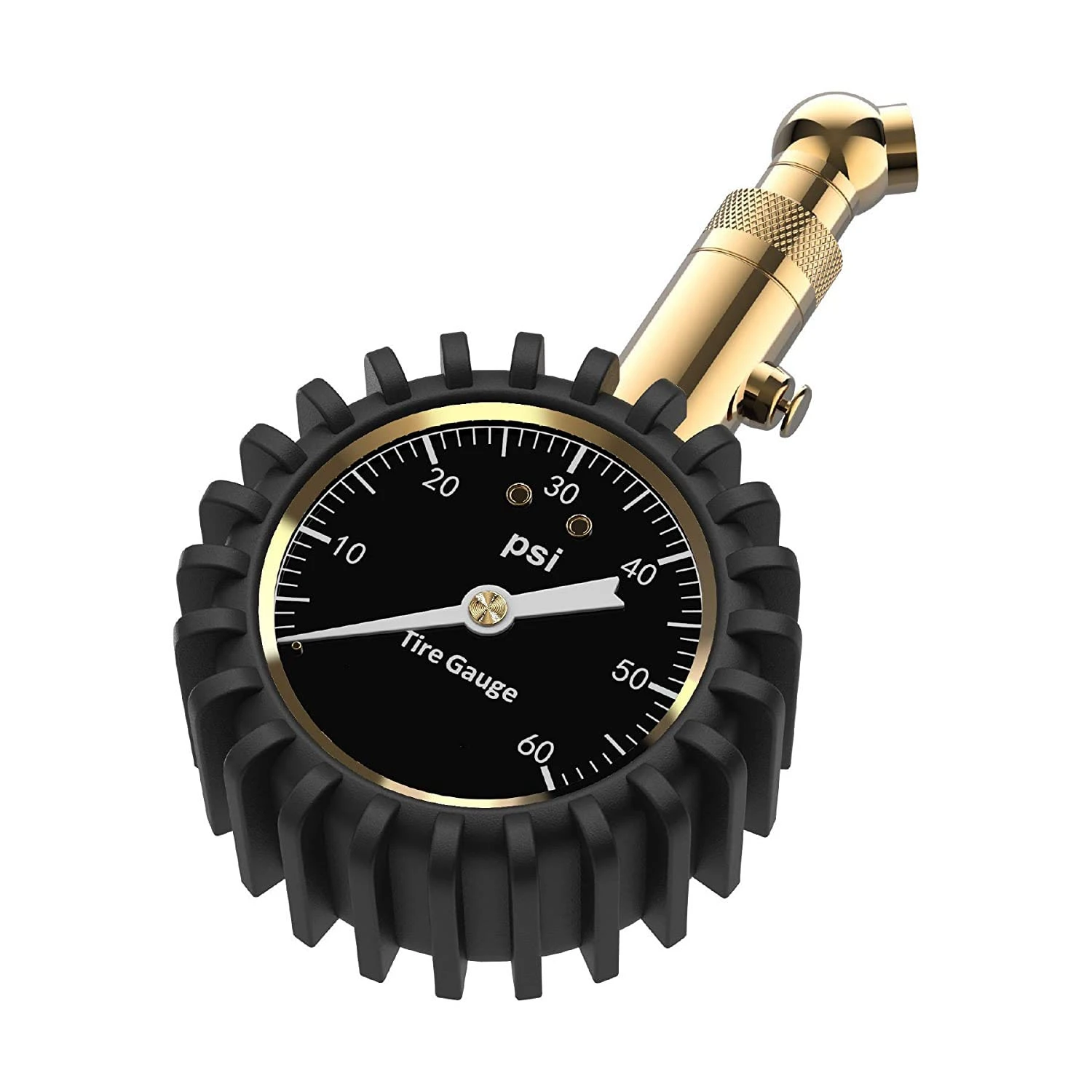 

Tire Pressure Gauge - (0-60 PSI) Heavy Duty, Accurate with Glow Dial, Low - High Air Pressure Gauge