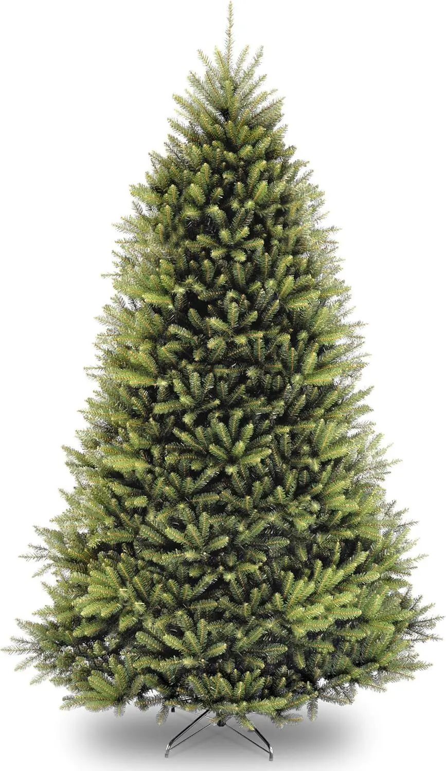 Artificial Full Christmas Tree, Green, Dunhill Fir, Includes Stand, 9 Feet