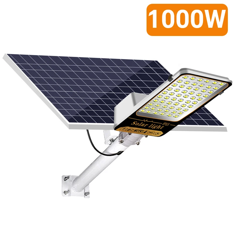 Outdoor solar street light with Aluminum Solar Reflector Waterproof Garden lighting lamp Split Remote Control led solar light