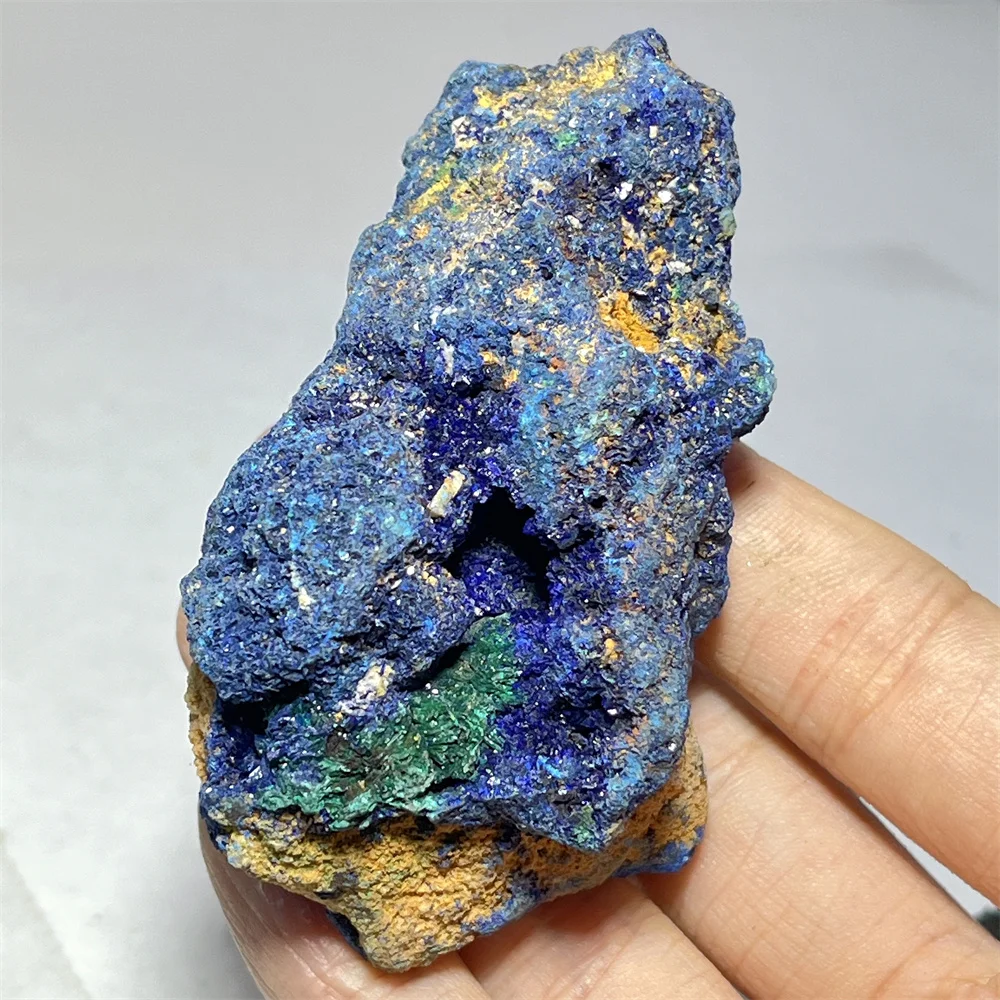 Blue Malachite Stone Quartz Specimen Crystal Natural Energy Love Raw Mineral Gemstone Meditation Healing Gem Home Decoration