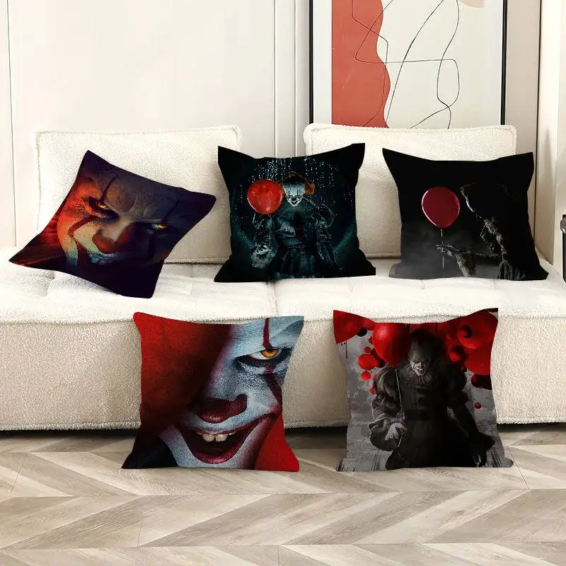 

Horror Movie It Chapter-One Pillow Gift Home Office Decoration Bedroom Sofa Car Cushion Cover Case 45x45