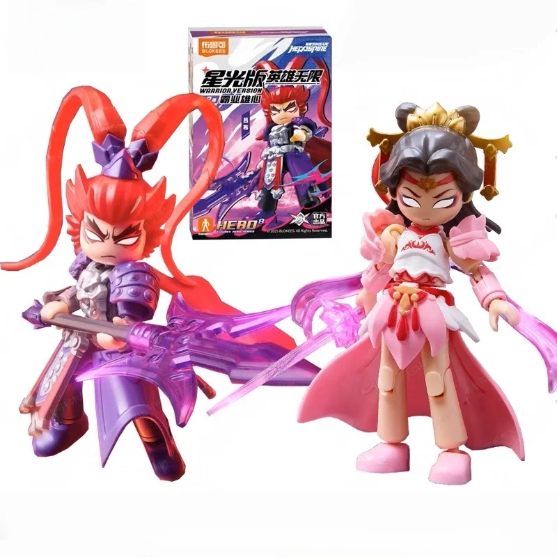 Новые 100% оригинальные Blokees Blockman Heroes Unlimited Starlight Edition Series8, фигурки с глухой коробкой, модель робота, игрушки