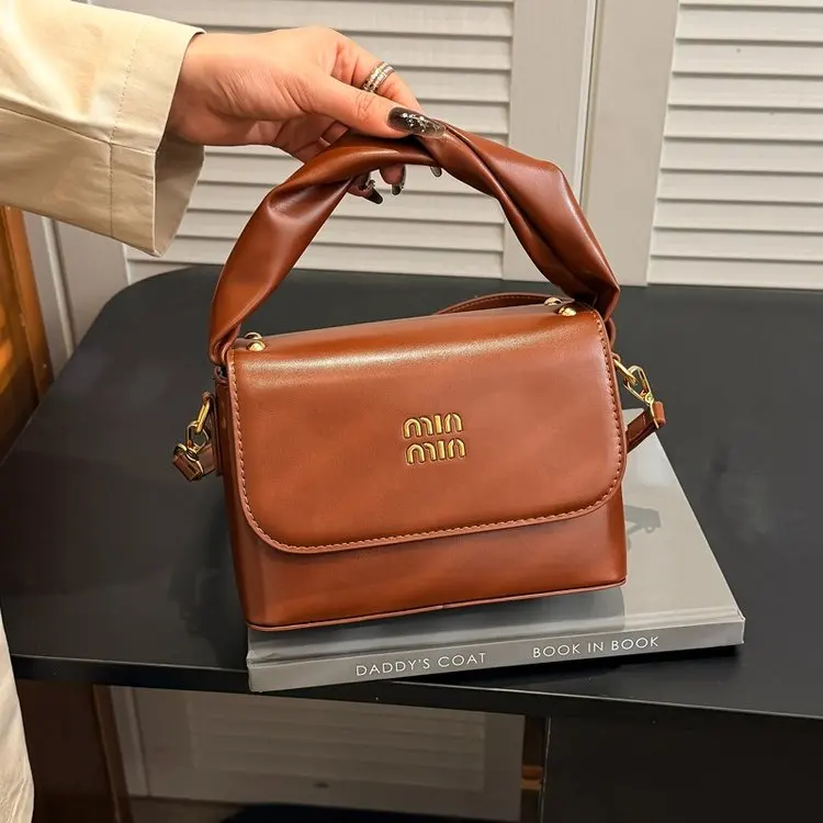 

Минималистичная квадратная сумка через плечо — шикарный маленький кошелек на плечо и сумка с верхней ручкой, универсальный повседневный кошелек, элегантный дизайн для женщин