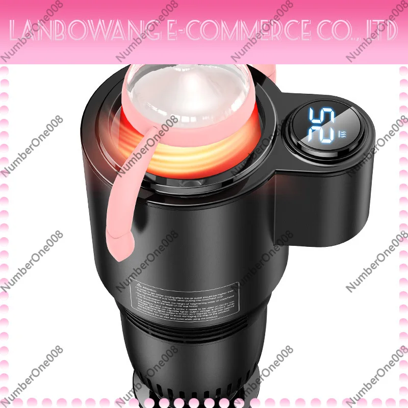 12V Car Hot Cold Cup Electric Travel Mug Fast Cooling Heating for Vehicle Home
