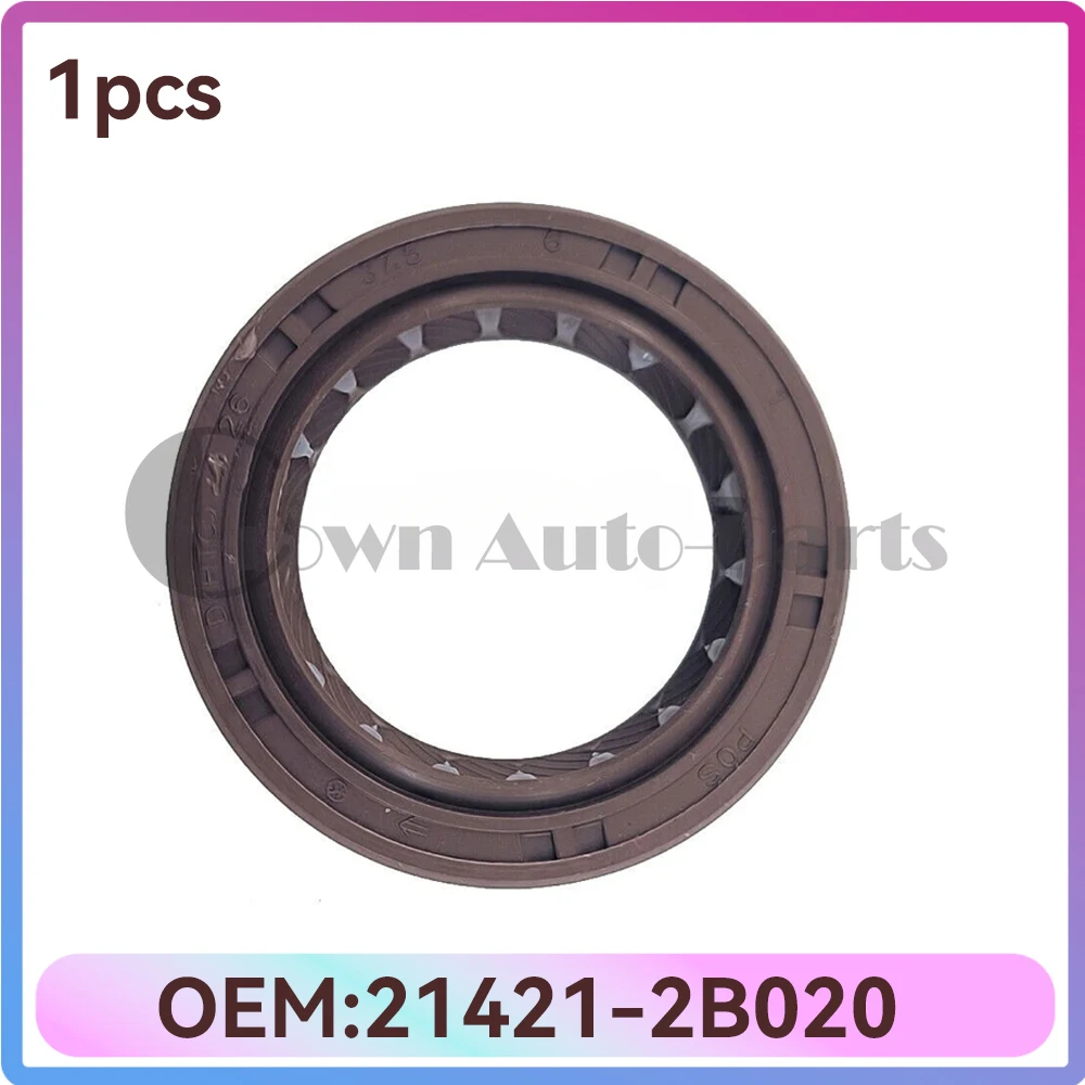 

21421-2B020 214212B020 Engine Crankshaft Oil Seal for Hyundai Accent Veloster Elantra for Kia 2022-2024 Seltos Forte 1.6L