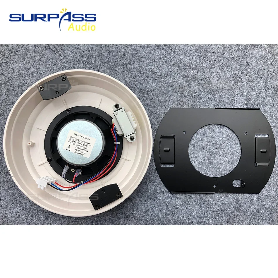 Constant Pressure PA System Passvie Music Ceiling Speaker In Wall Installation 5'' Ceiling Speaker For Home Amplifier 100V/70V