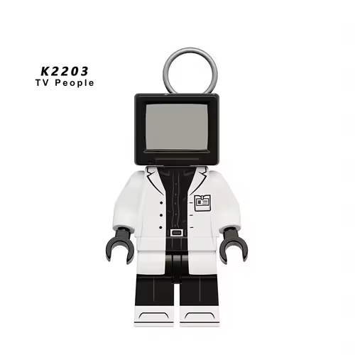 New KDL SWAT Skibidi Toilet Man Figures Anime Block Toys TvMan Titan Cameraman Speakerman Bricks Model Toy Birthday Gift - Image 65