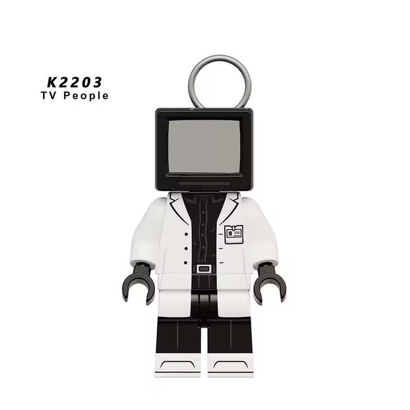New KDL SWAT Skibidi Toilet Man Figures Anime Block Toys TvMan Titan Cameraman Speakerman Bricks Model Toy Birthday Gift - Image 65