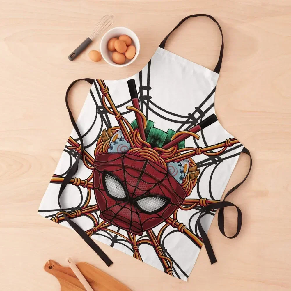 

SPIDY RAMEN Apron men Customizable Woman Kitchen Apras Man Kitchen Apras For Women Apron