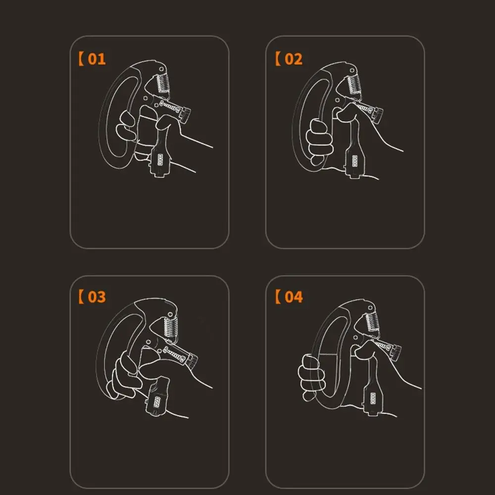 

Adjustable 10-100kg Grip Strength Device Spring Grip Countable Grip Hand Grip Strengthener Arm Muscle Trainer Professional Grade