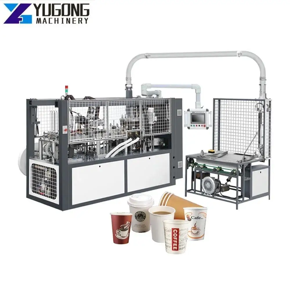 YG Hot Drink Tea Cup Production Line Paper Cup Making Machine Supplier Fully Automatic Disposable Coffee Cup Paper Machine