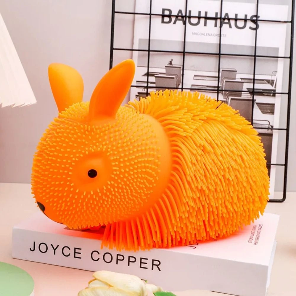 Funny Long Haired Vent Squeezing Toys Big Size Fluffy Cute Animal Squeezing Toy Kawaii Random Color 3D Sensory Toy Kids Gift