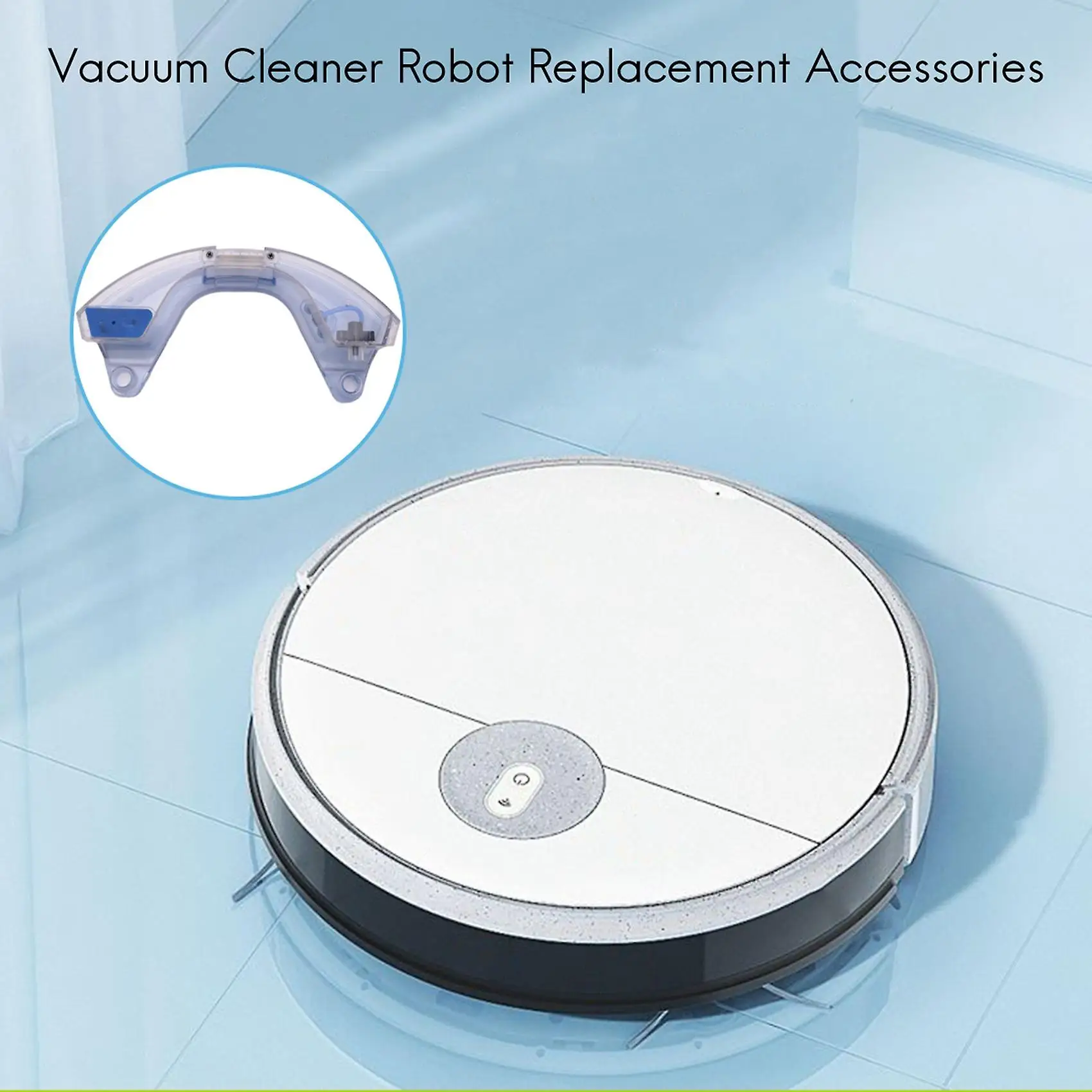 1pcs Mop Cloth Bracket+1pcs Water Tank For Ecovacs Vacuum Cleaner