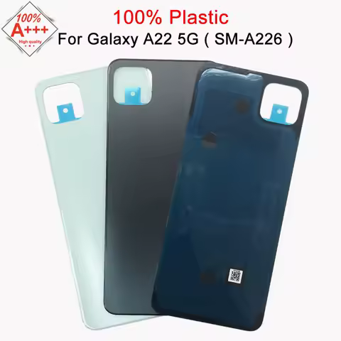 10Pcs/Lot For Samsung Galaxy A22 5G / A22s 5G Housing Back Cover Case Rear Battery Door Chassis Housing Replacement