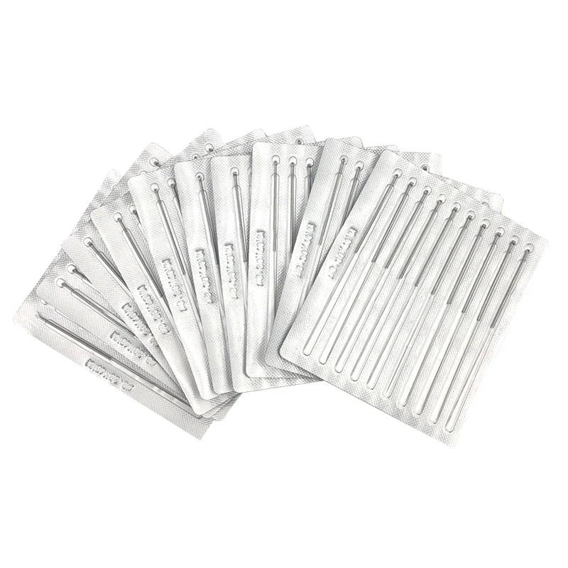 100pcs Acupuncture Needle Disposable Sterile Chinese Acupuncture Needles Therapy Face Multi Size