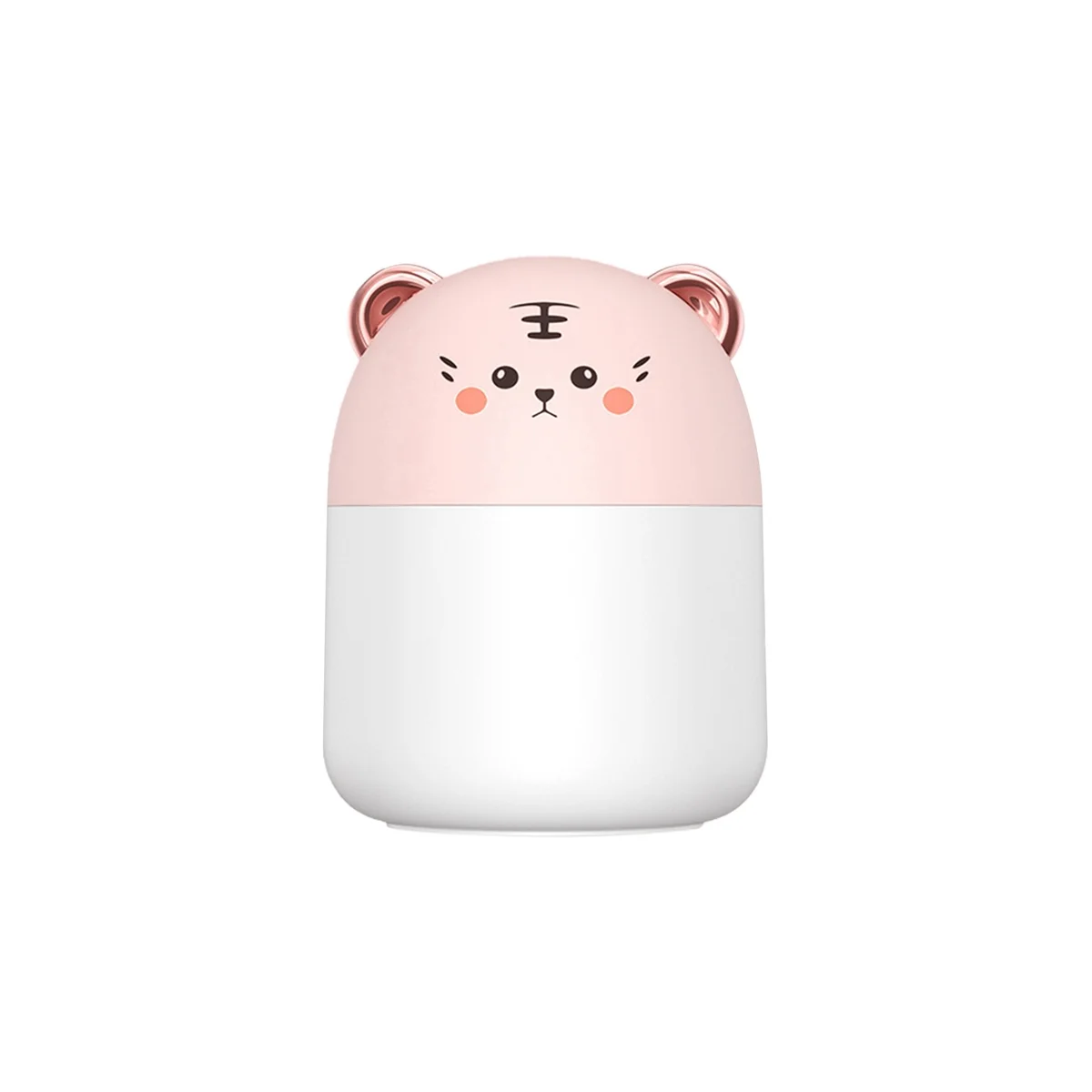 

250Ml Mini Cute Pet Air Purification Humidifier Plugged in for Use Air Humidifier with Atmosphere Light for Home Pink