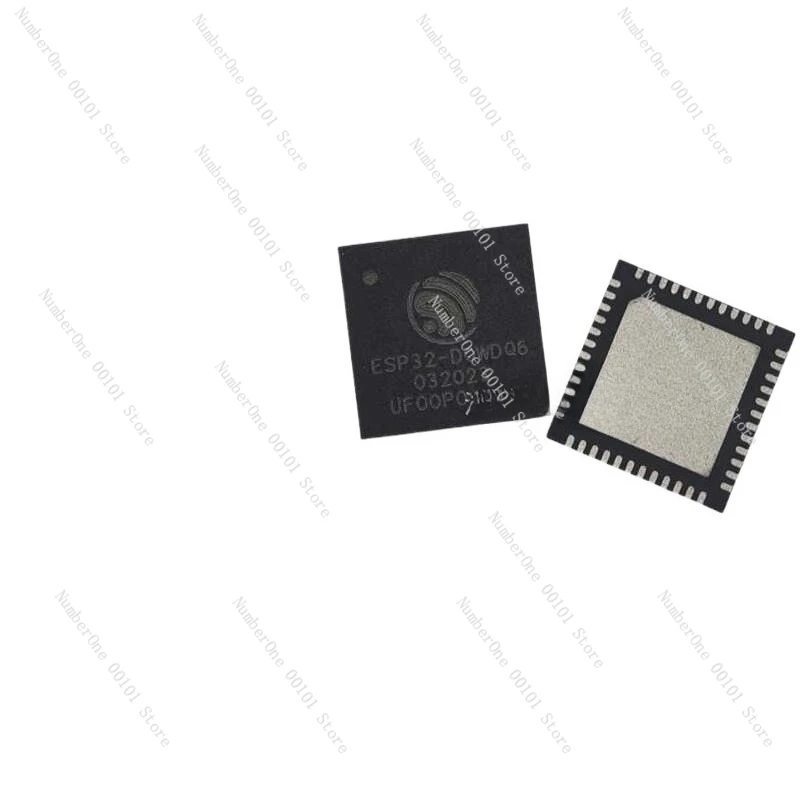 

ESP32-D0WDQ6 ESP32-DOWDQ6 QFN-48 Двухрежимный беспроводной трансивер MCU Wi-Fi + Bluetooth