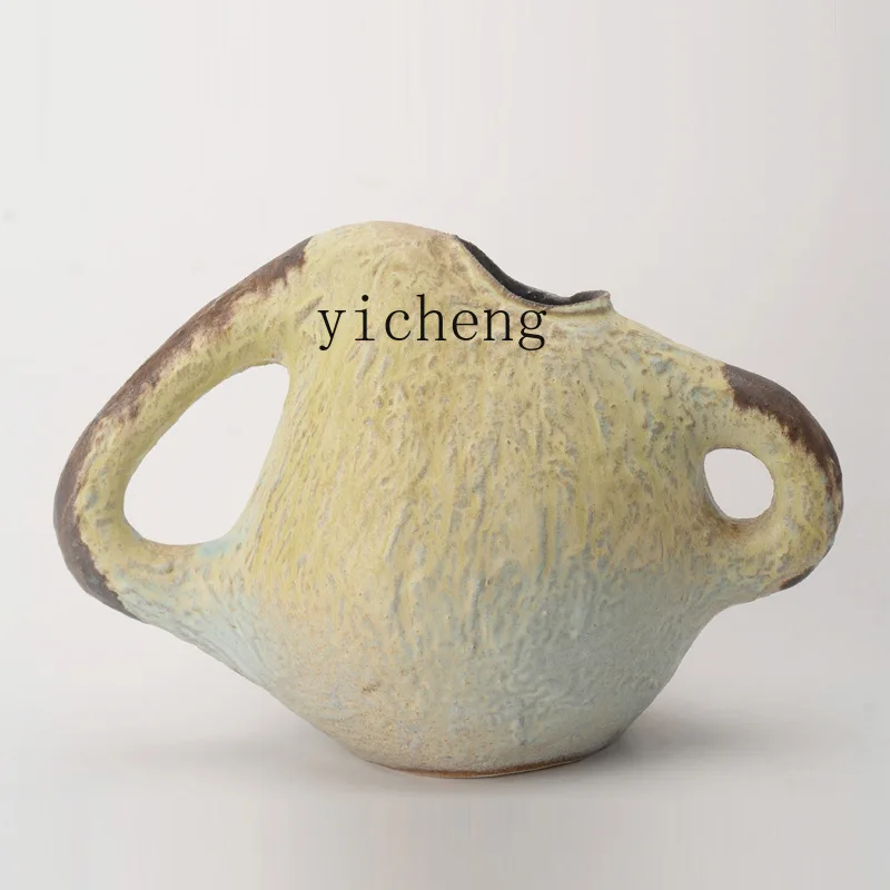 

BJ star point ceramic vase desktop home soft decoration flower arrangement decoration
