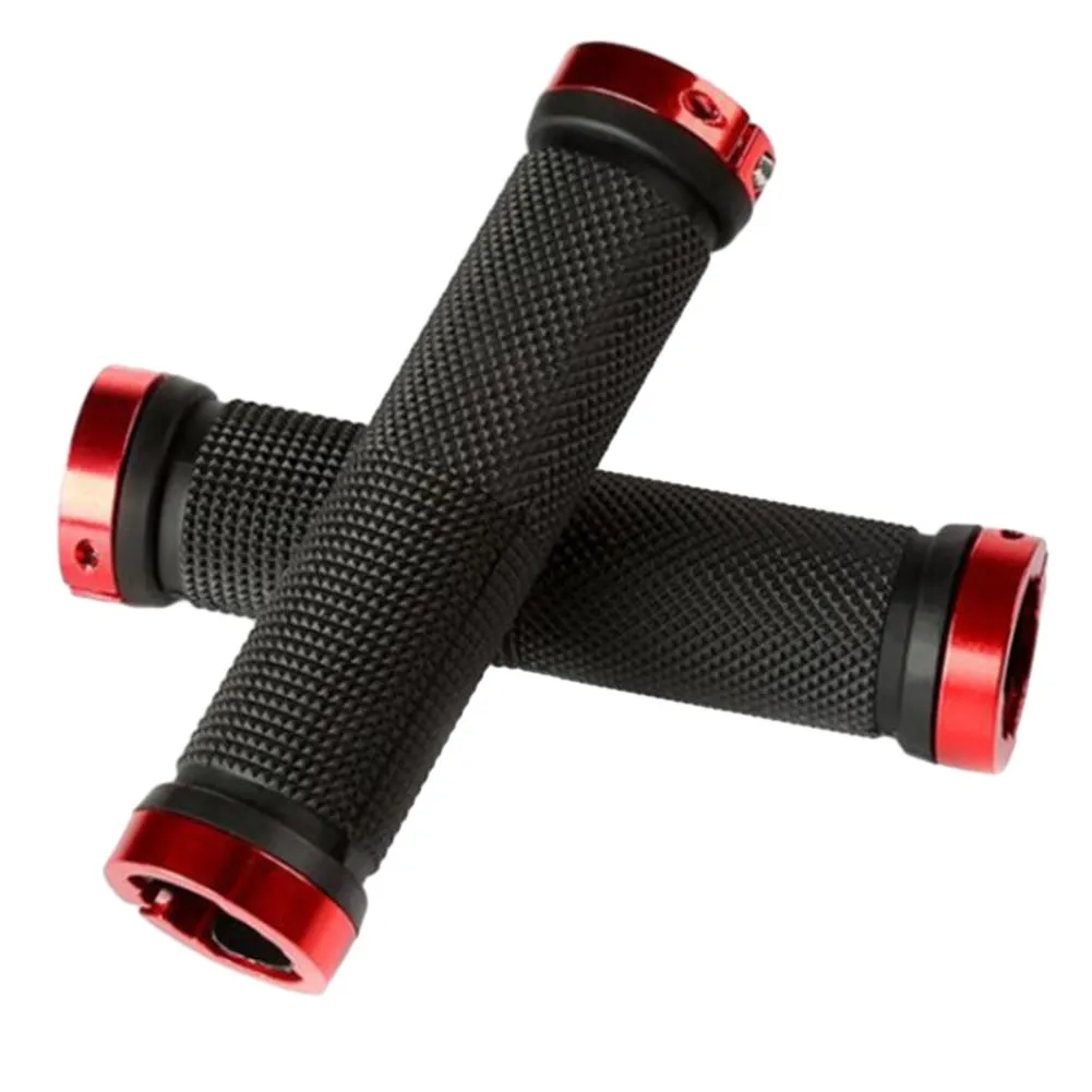 Lockout Grips Bicycle Grip 13*3.3*6.6cm Aluminum Bike Accessories Black/red/yellow For Mountain Bike Practical