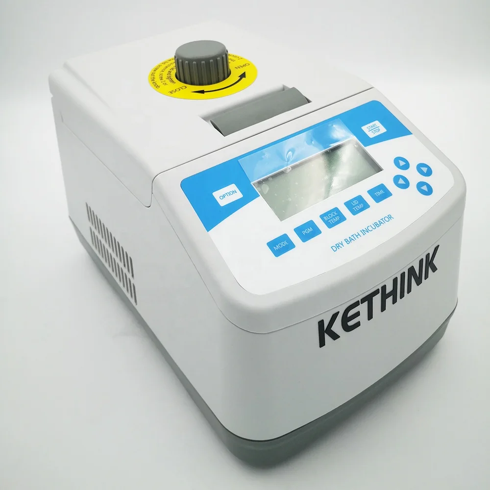 Laboratory Sample Incubation Instrument KETHINK KT-ES1000 Dry Bath Incubator(Heating Lid Metal Bath)  with ES Series Block