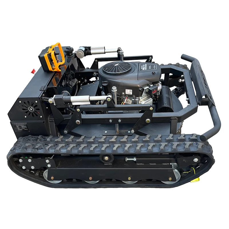 Fully Automatic -Controlled Industrial-Grade Rubber Crawler Lawn Mower Robot