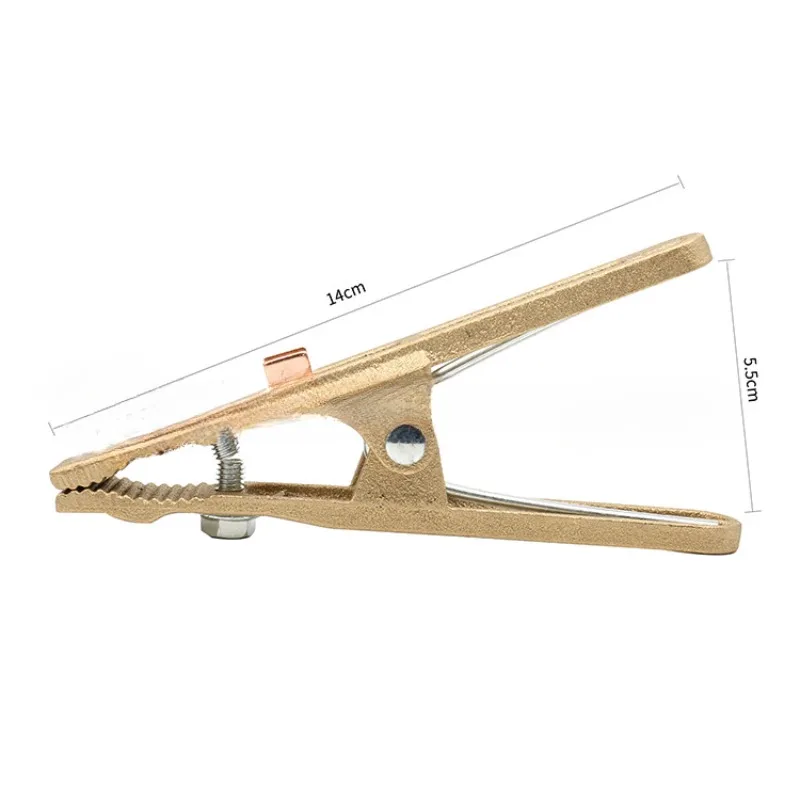 New 260A Pure Copper Thickened Cutting Machine Argon Arc Welding Plasma Ground Clamp Electric Welding Clamp Copper Grounding