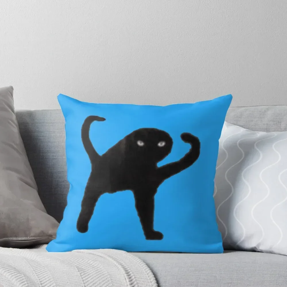 

Cursed Cat Throw Pillow New year Pillows Aesthetic Christmas Pillow Covers Cushions Home Decor pillow