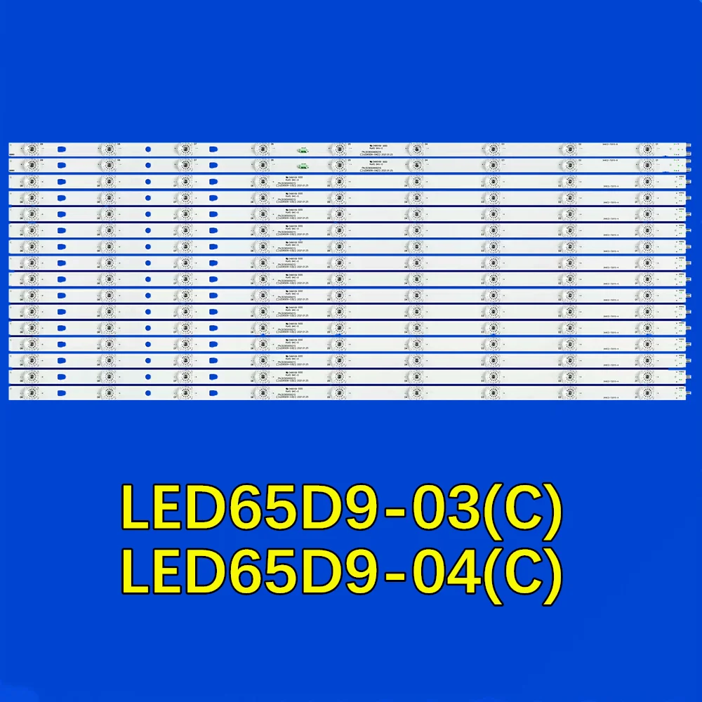 LED Backlight strip For LE65K6500U LT-65MA875A 65CE3820D 65CE3211D TF-LED65S37T2SU LED65D9-03(C) 04(C) 30365009215 30365009216