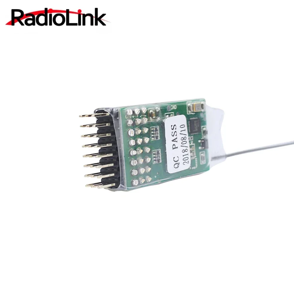 Radiolink R8EF 2.4Ghz 8 채널 RC 리시버 지지대 S-Bus/PPM/PWM 신호, 8CH T8FB T8S RC 송신기, RC 자동차 보트 비행기용