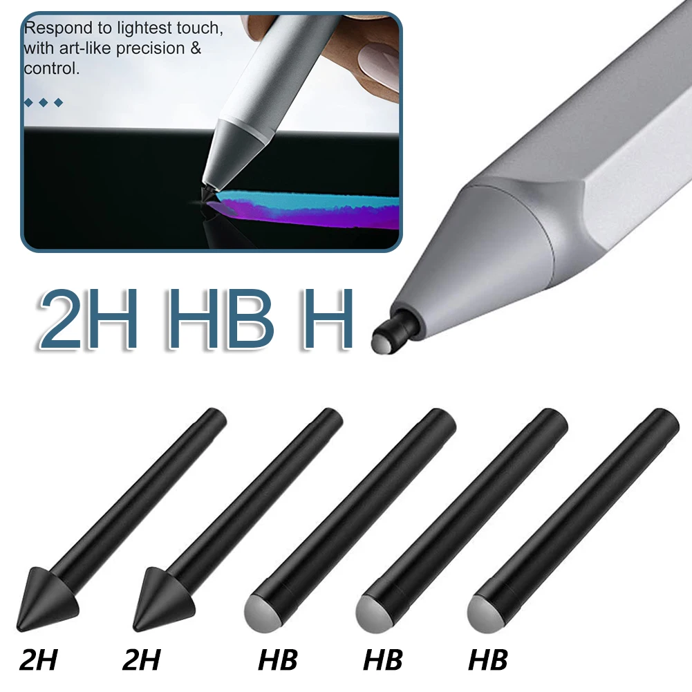 Touch Screen Pen Nibs Sobressalentes Substituição Plastic Stylus Dicas Acessórios de Recarga para Microsoft Surface Pro Pcs 2h hb h