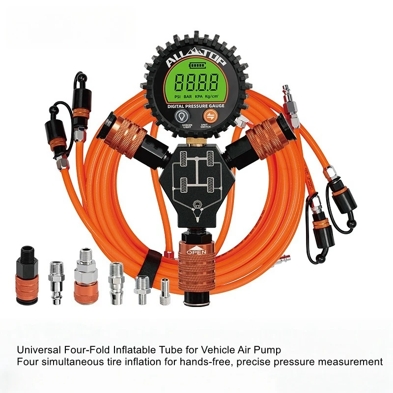 

Vehicle-Mounted Off-Road Quad-Charging Tube Charging/Discharging Integrated High-Precision Outdoor Tire Pressure Monitor