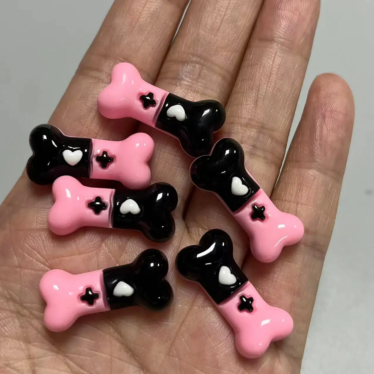 10Pcs Cute Glossy Patch Love Kitten Candy Wizard Hat Resin Art Charms 3D Diy Junk Phone Case Ipad Decoration Charm Accessories