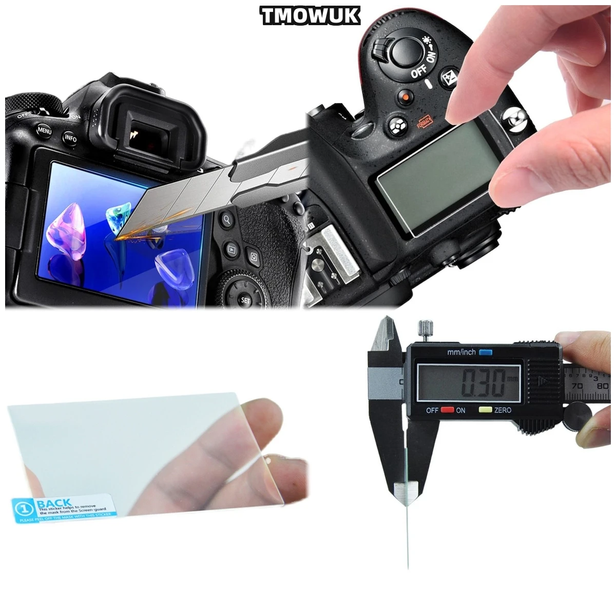 

For Nikon D7500 Privacy Anti-Spy Protector - Tempered Glass Screen Shield With 9H Hardness And Frosted Finish
