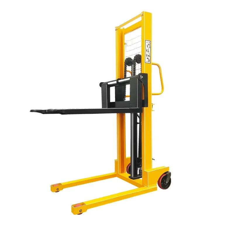 2T 3t manual hydraulic pu wheel pallet forklift stacker