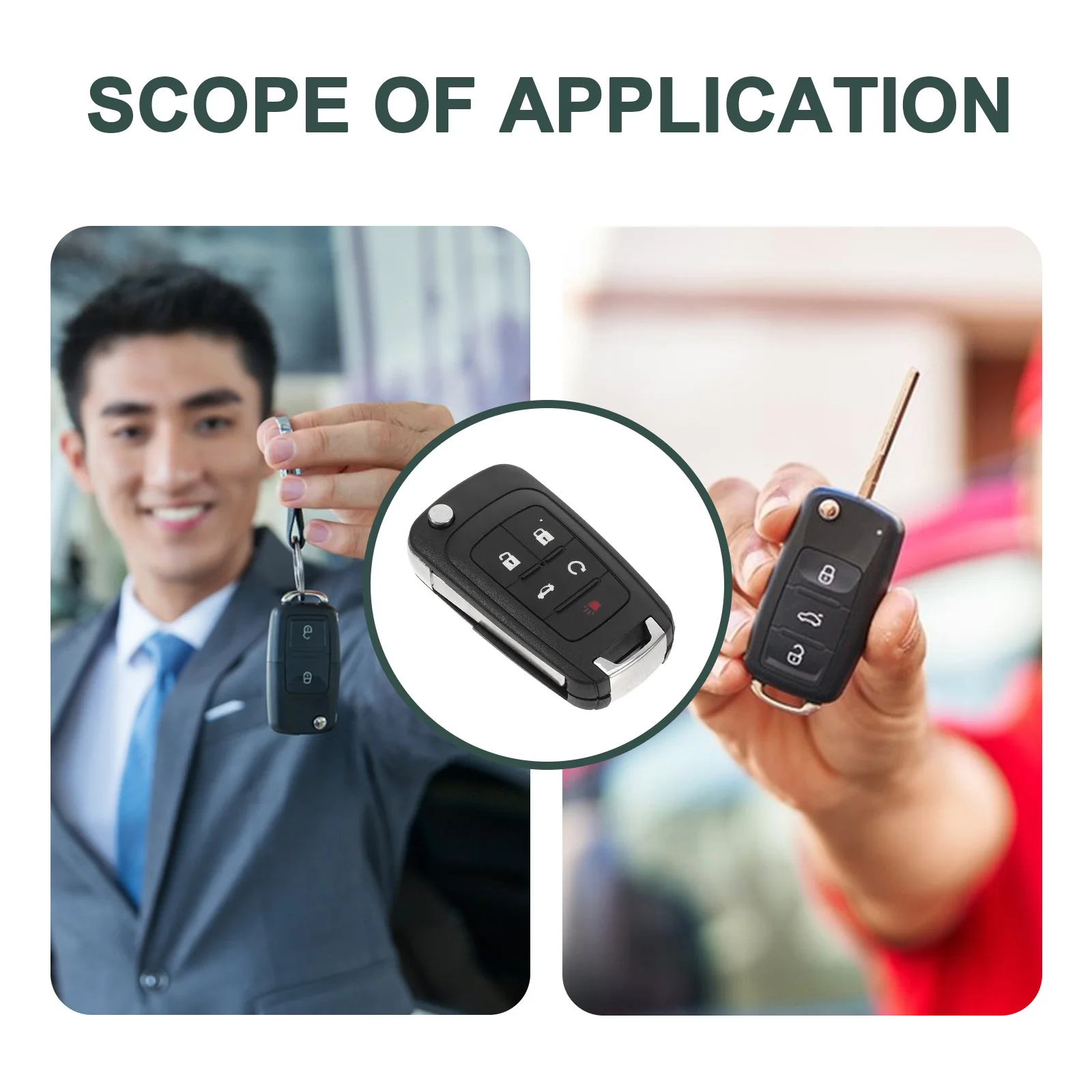 

Stylish Key Fob Cover Durable Car Key Case Scratch Drop Protection Compact Easy to Use for Fob Holder