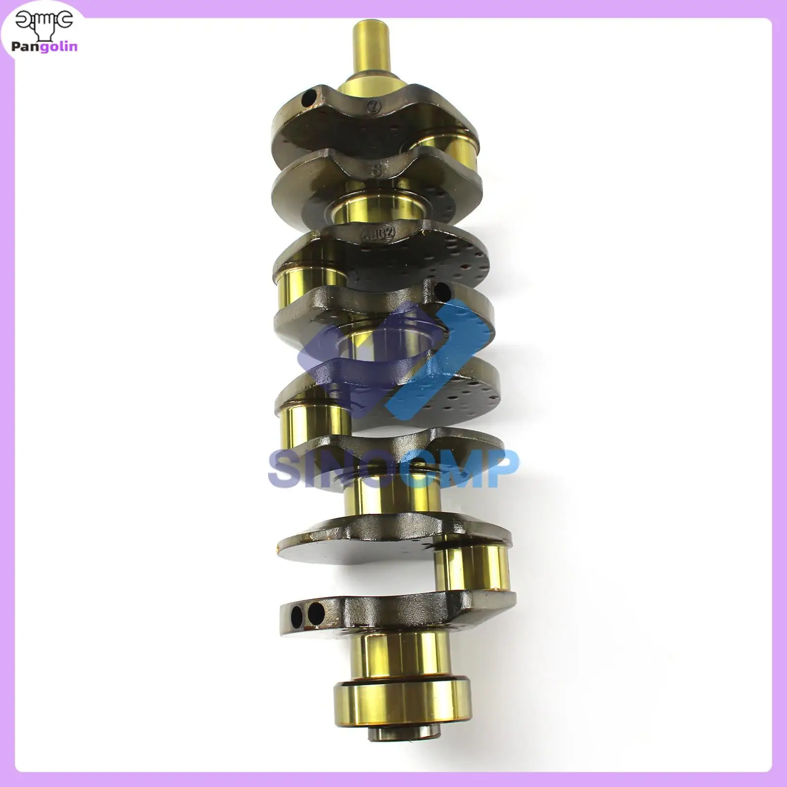 1pc Engine Crankshaft 4JG1 4JG1T For Hitachi EX75US-7 ZAX70 DH55 70NX 80NX CX80 TL140 CTL70 Excavator MTL20 Skid Steer Loader