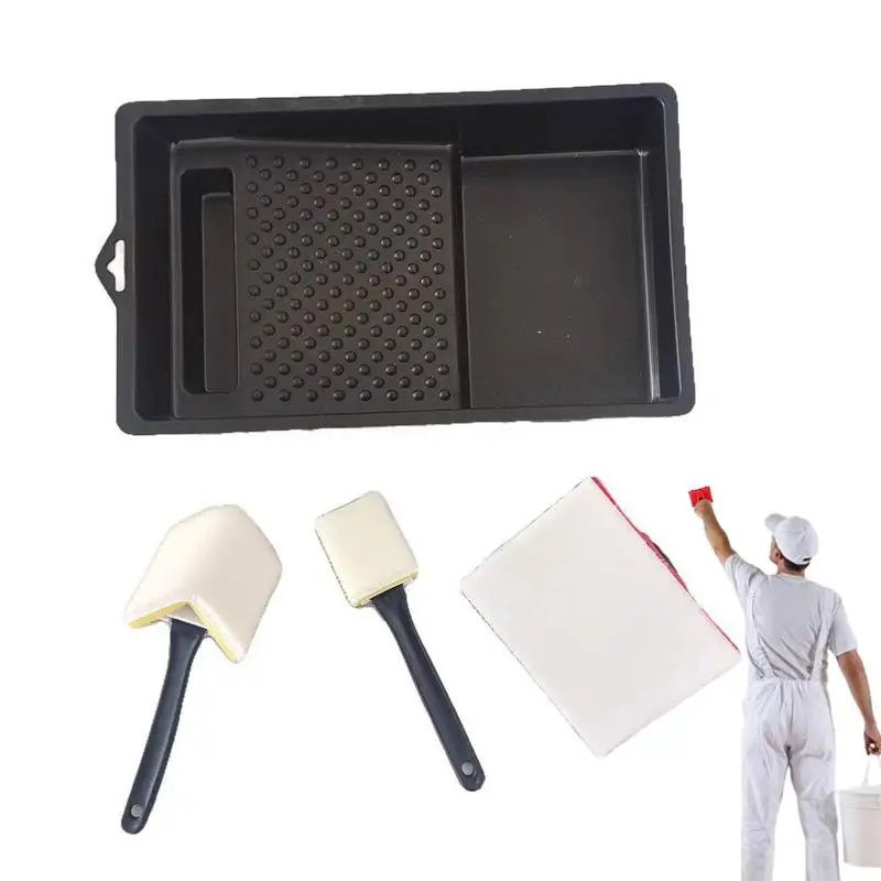 Verf Edger Tool Professionele Latex Verf Randborstels Multifunctionele Muur Plafond Hoek Verf Trimmer Edger Met Rand