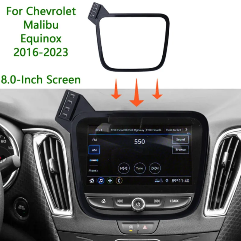 

For Chevrolet Malibu Equinox 2016 2017-2022 2023 Car Phone Holder Screen Fixed Base Navigation universal holder Bracket.