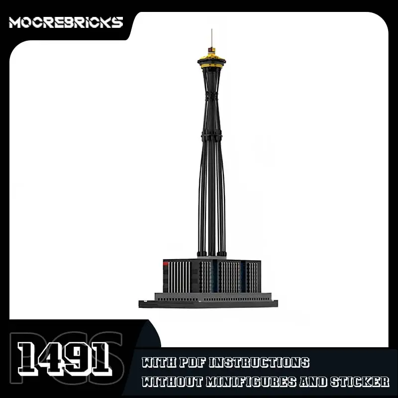 Serie personalizzata Sydney Tower Building Blocks Città Famoso modello di punto panoramico Kit di giocattoli in mattoni ad alta tecnologia Regalo di compleanno per bambini