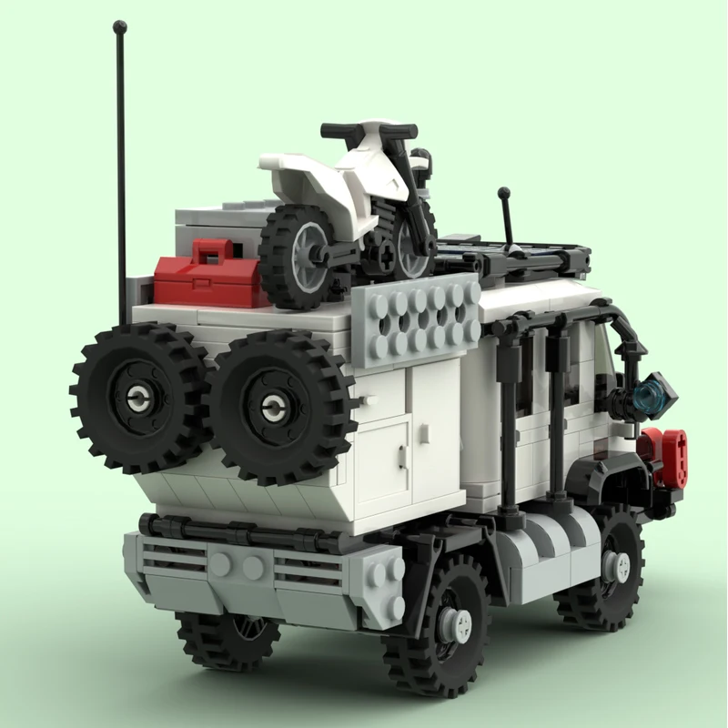 새로운 MOC 빌딩 블록 모델 궁극적인 오프로드 모험 차량 기술 모듈 형 어린이 장난감 선물 DIY 조립 세트