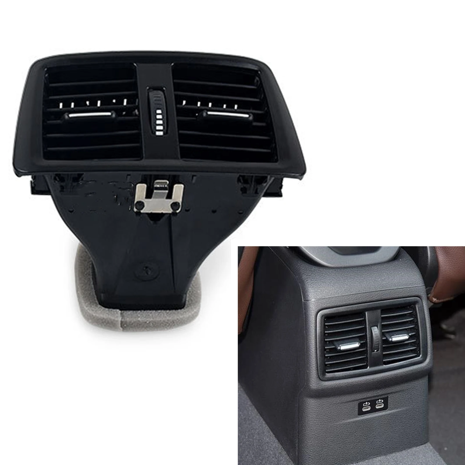 

​Interior Rear Center Air Outlet Vent Conditioning Grille For BMW X2 F39 2017-2021 X1 F48 F49 2016-2021 1 Series F52 2016-2021