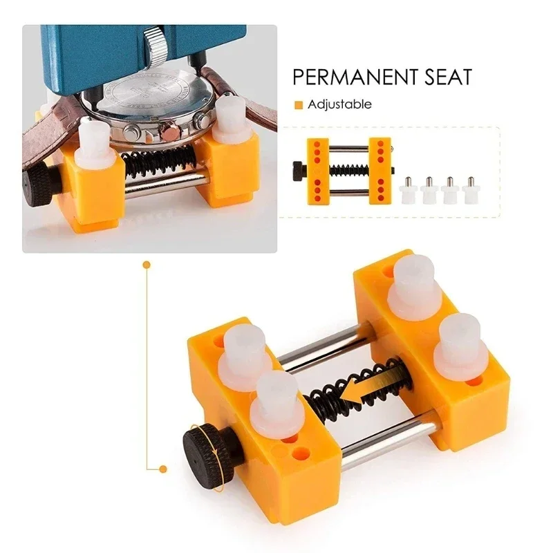 8 Pcs Professional Watchmaker Repair Tool Kit Watch Opener Knife Back Cover Remover for Battery Change Watch Repair Tool Suit image 3