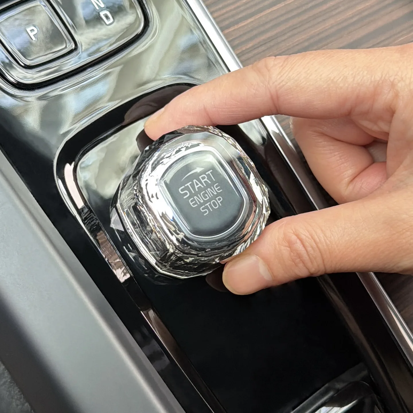 Material Glass One Click Start Knob Glass Construction Smooth Tactile Feel Easy Installation Direct Replacement