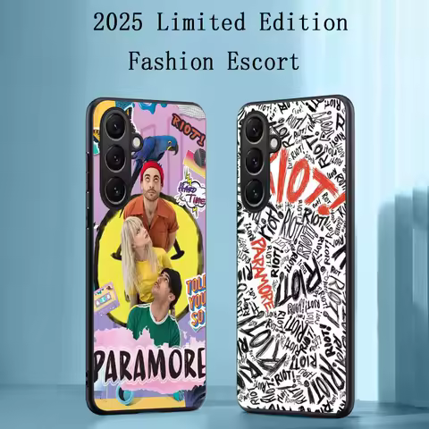 Paramore hay-leys williams pattern design Phone Case For Samsung Galaxy S25 S24 S23 S22 S21 S20 Plus Ultra Note20 Soft Black