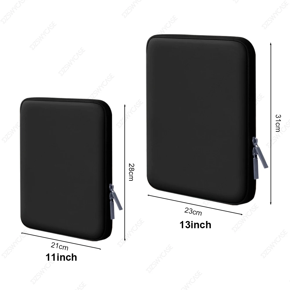 Tablet Sleeve Bag 11/13 in Handbag Case for iPad Pro Air Samsung Xiaomi Lenovo Waterproof Bag Cover Shockproof Multi Pockets