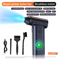 Protable Air Duster Mini Powerful Air Blower for Computer 110000RPM Mini Electric Cordless Computer Keyboard Cleaner Air Blower