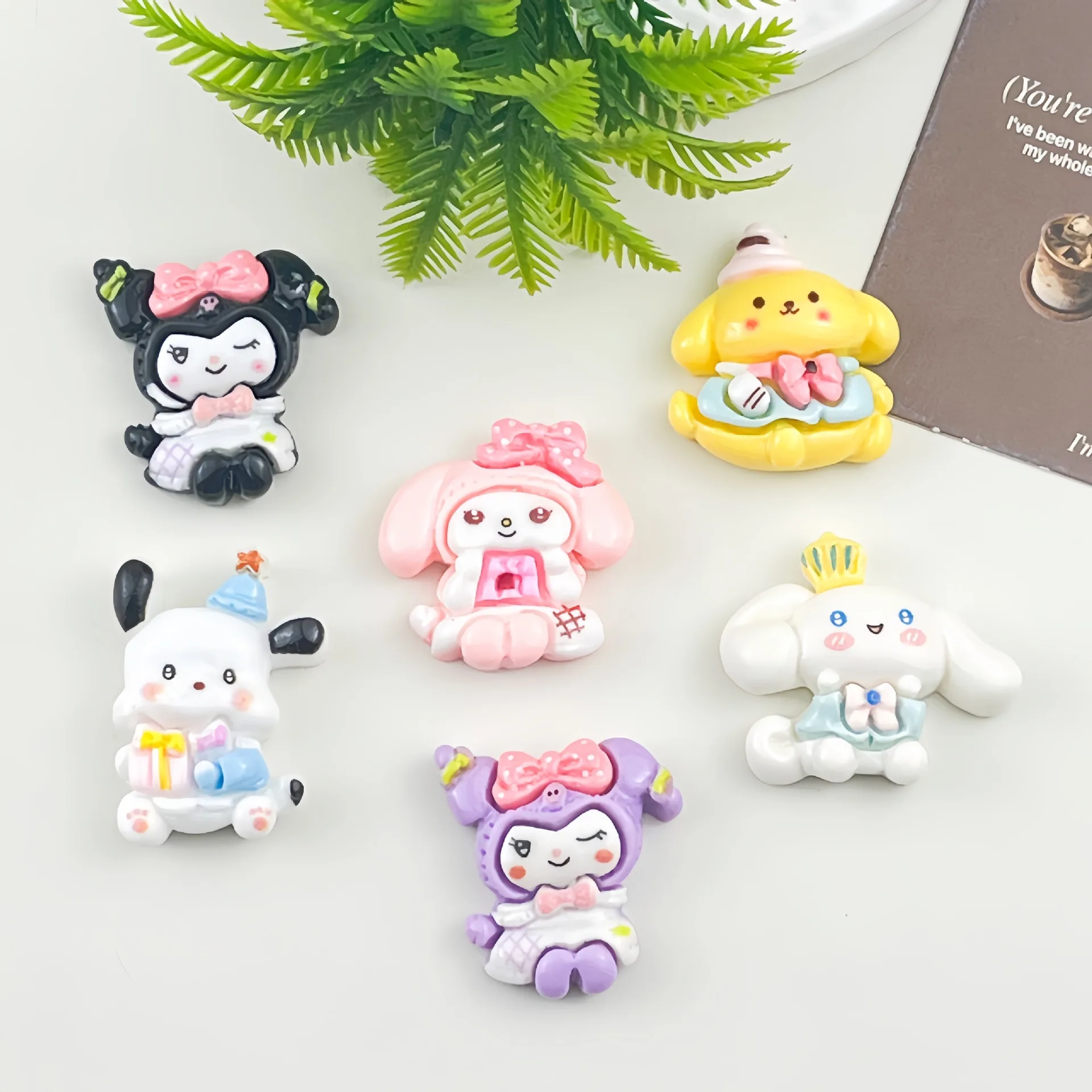 Kawaii Flatback Resin Cartoon Animal DIY for Refrigerator Scrapbook Phone Case Headwear Earring Craft Decor - view 4