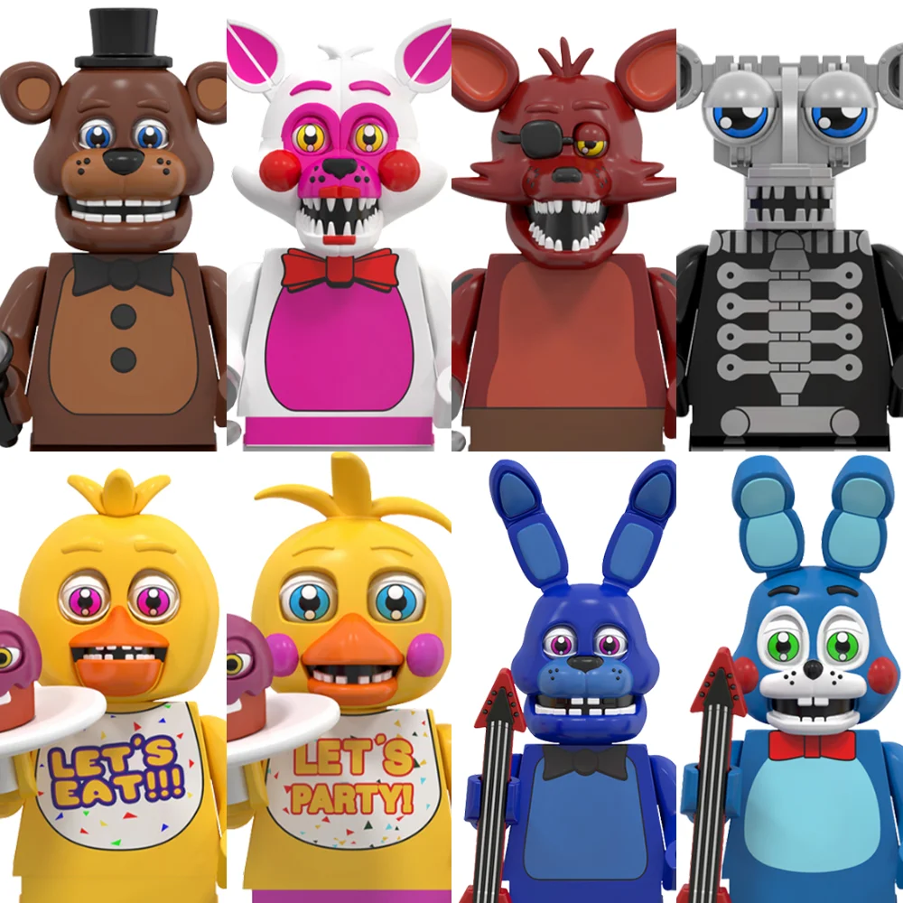 @WM6170 Anime Cartoon Model Bricks Horrible Thriller Mini Compatible Assemble Puzzle Toy Building Blocks Children Birthday Gifts view 2