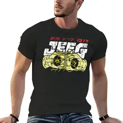 New Steel Robot Jeeg T-shirt Short Sports Fan T-shirt Men's Large T-shirt Fitness Men's Gym Style for All Seasons